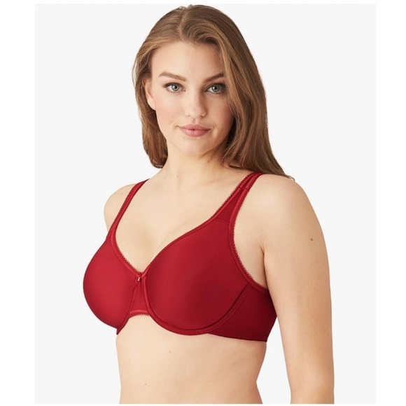 Wacoal Basic Beauty red T-Shirt Bra. NWT size 36 D - Picture 1 of 15